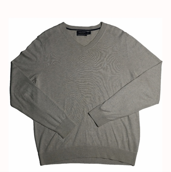 Men's Nautica Luxury Performance V-Neck Sweater.  Size small. - Picture 3 of 5